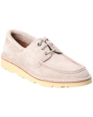 

Мужские топсайдеры Ferragamo Slash Suede, серые, Grey, NA