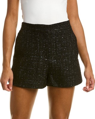 

Maje Твидовые короткие женские черные, Черный, NA