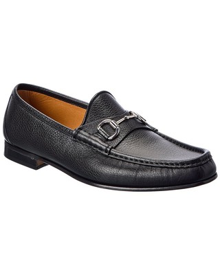 

Мужские кожаные лоферы Gucci Horsebit, Черный, NA