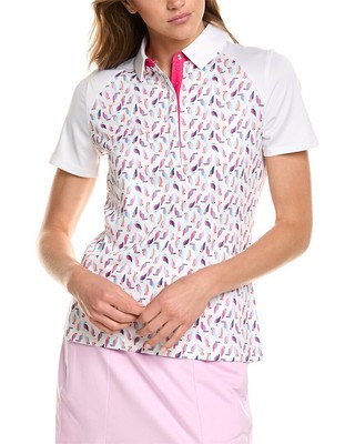 Женская рубашка поло с принтом Callaway Birdie Eagle