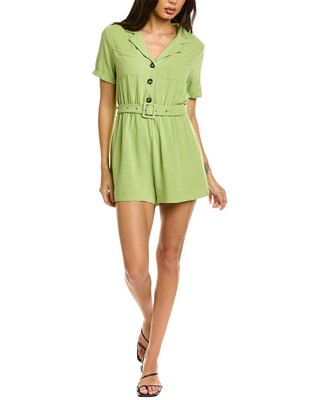 

Женский комбинезон City Sleek из льняной смеси, Зеленый, NA