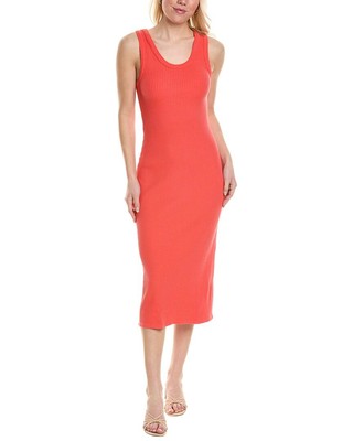 Роскошное термальное облегающее миди-платье Stateside Luxe Womens Xs