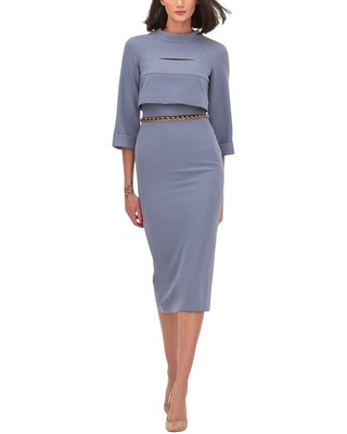 Pre-owned Bgl Midi Dress Women's In Purple