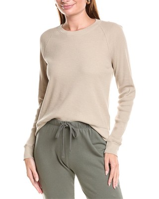 Женский утепленный топ James Perse Relaxed Бежевый 3