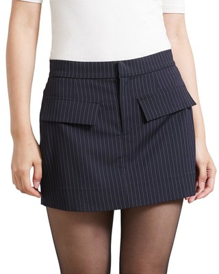 

Женская индивидуальная юбка в тонкую полоску Modern Citizen Syd, Navy pinstripe