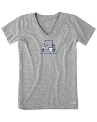 Женская футболка Life Is Good Crusher с V-образным вырезом Xxl