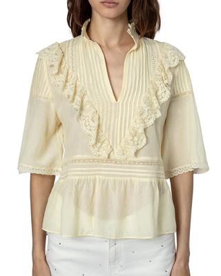 

Женская рубашка Tomboy Zadig - Voltaire Tonelo Tomboy, Butter