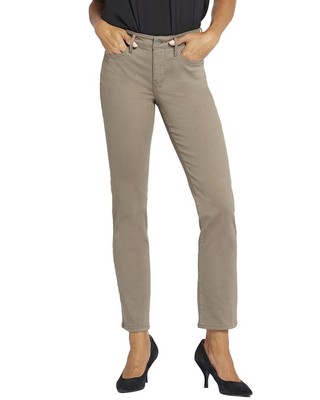 

Женские джинсы Nydj Sheri Ripe Olive Slim Leg, зеленый, NA