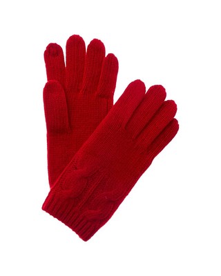 Технические перчатки Portolano Cable Cashmere Женские красные