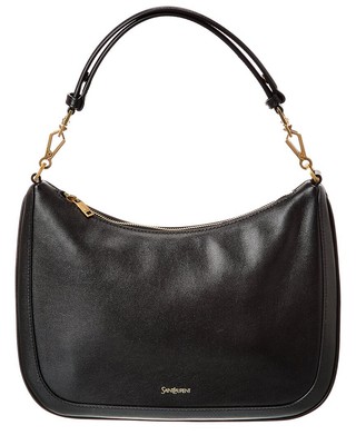 Кожаная сумка через плечо Saint Laurent Женская черная Os