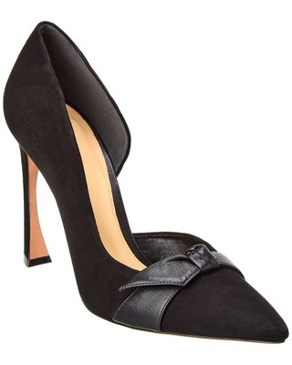 

Alexandre Birman Асимметричные женские замшевые туфли Clarita 100, черные, Черный, NA