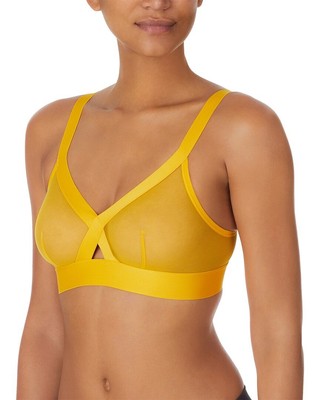 Бюстгальтер без косточек из треугольной сетки Dkny Sheers Женский S