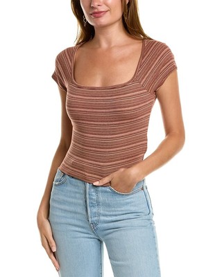 

Женская футболка Madewell Brightside Aruba розовая, Розовый