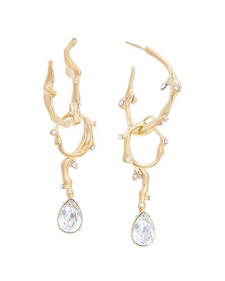 Женские серьги-люстры Oscar De La Renta 14K Branch