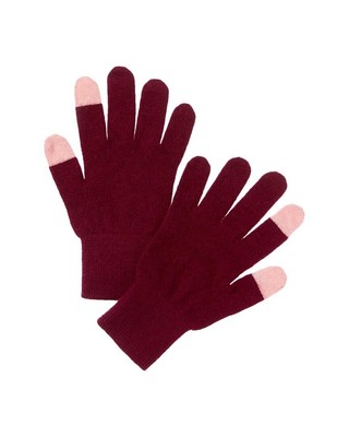 Модные кашемировые перчатки Brodie Cashmere Женские красные