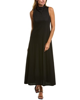 

Платье макси из сетки Vince Camuto, черное, размер, Черный