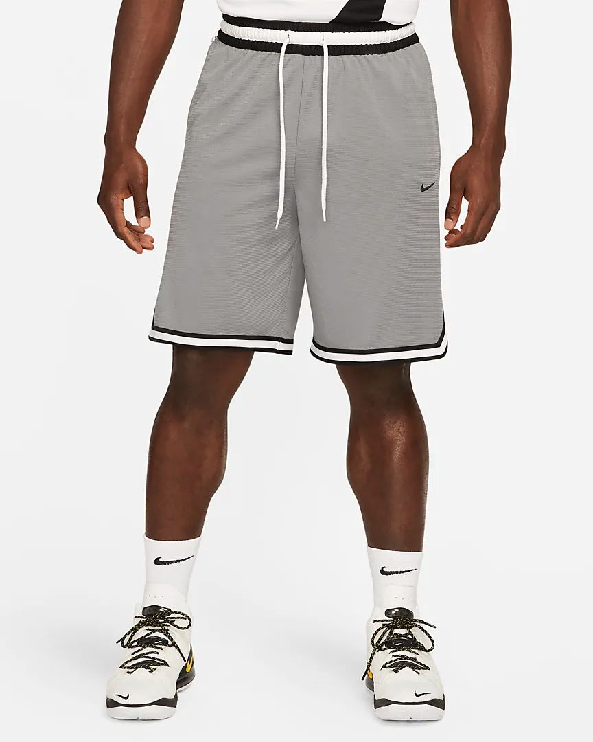 NIKE MEN'S MEDIUM - Dri-FIT DNA BASKETBALL SHORTS - GRAY