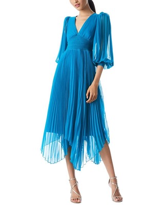 

Платье миди Alice + Olivia Sion женское, Turkish blue