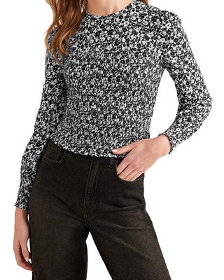 

Женский топ с присборенным лифом Boden, Black multi