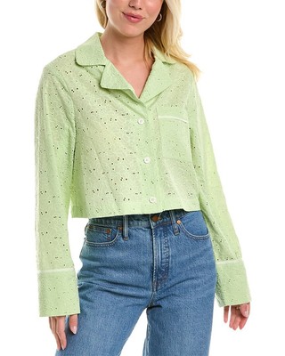

Женская пижамная блузка Derek Lam 10 Crosby Easton, Зеленый