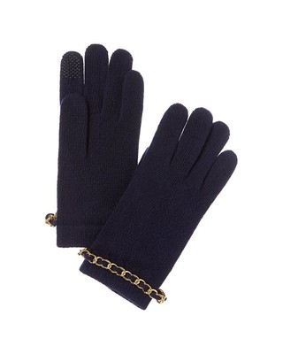 Кашемировые перчатки Portolano Chain Cashmere Tech Женские синие
