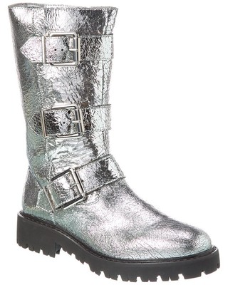 Schutz Georgina High Leather Boot Womens  7