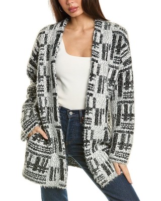 Женский кардиган с бахромой Lovestitch Серый S/M