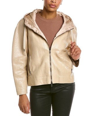 

Кожаная куртка Brunello Cucinelli женская, Mpmil c duna, NA