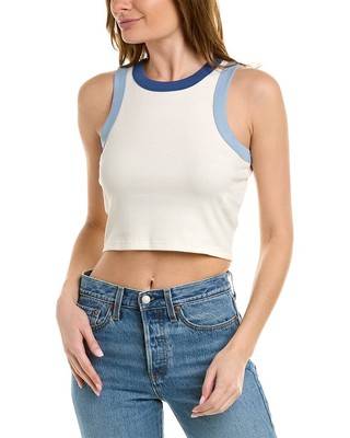

Женская укороченная майка Madewell Brightside, Kfdark med