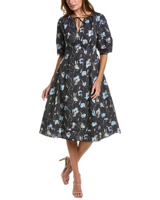 

Платье миди Marchesa Notte Aster женское, Черный