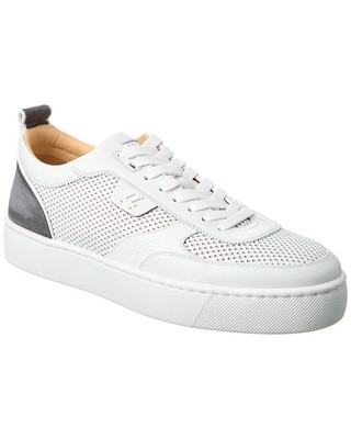 

Christian Louboutin Happyrui Кожаные Кроссовки Мужские Белые, Белый, NA