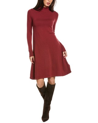 Женский свитер из шелка и шерсти Weekend Max Mara Sesia красного цвета Xs