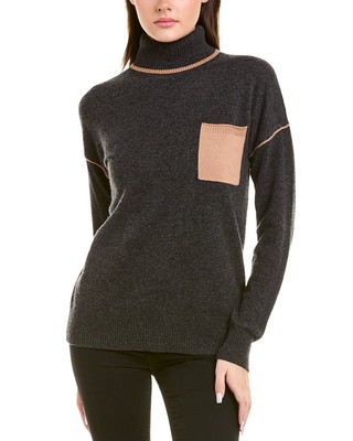 

Женская кашемировая водолазка с воротником Incashmere, Grey