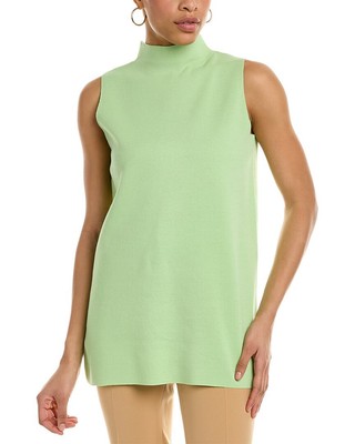 

Женская майка Lafayette 148 New York с воротником-стойкой, Mint
