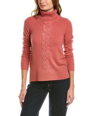 

Кашемировый свитер с высоким воротником Sofiacashmere, женский розовый