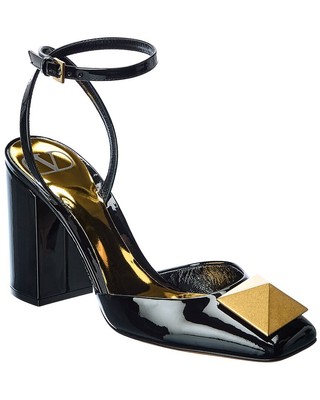 

Женские лакированные туфли Valentino One Stud 90, Черный, NA