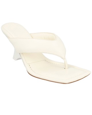 

Gia Borghini Couture Женские кожаные сандалии белые, Белый, NA