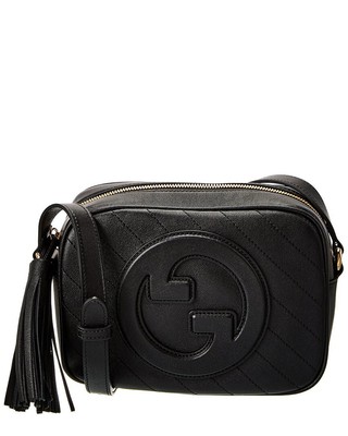 

Маленькая кожаная сумка через плечо Gucci Blondie женская, черная, NA