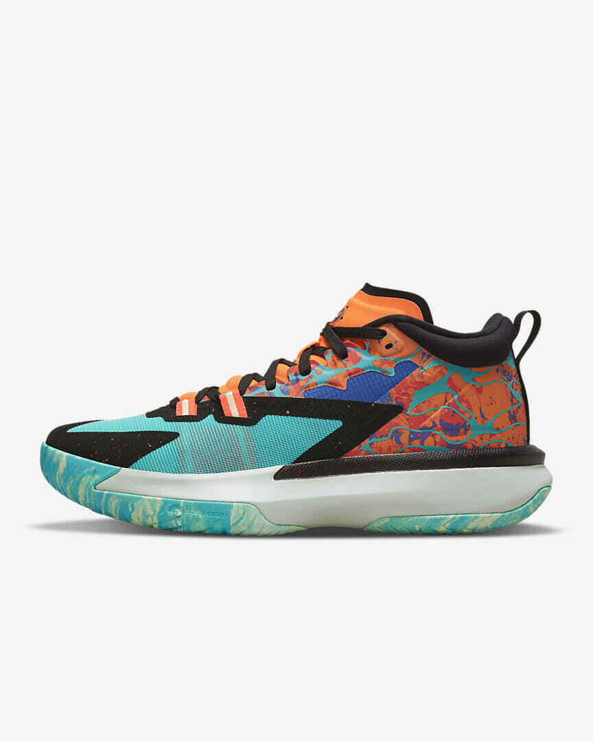 

Мужские кроссовки NIKE ZION 1 PF DA3129-800 Cone/Hyper Jade, персидские фиолетовые, US6-12, Multicolor, Nike Zion 1 PF