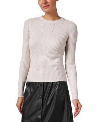 White + Warren Lurex Top Womens