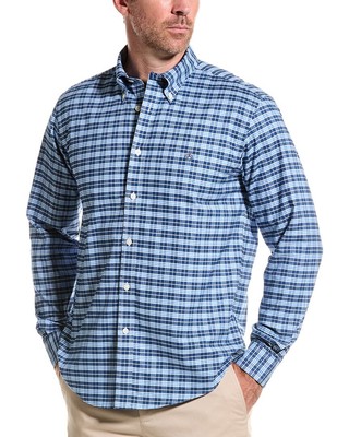 Оксфордская рубашка Brooks Brothers мужская синяя M