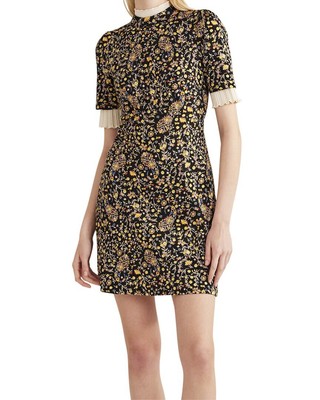 

Женское мини-платье Boden из джерси, Black multi