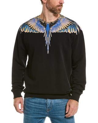 

Мужская толстовка с круглым вырезом Marcelo Burlon Wings Regular, Черный