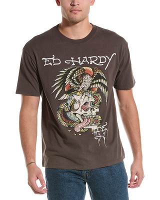 Мужская футболка с боевым черепом из лимитированной серии Ed Hardy