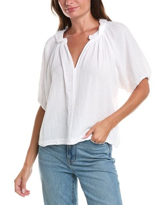 Бархатный женский топ от Graham & Spencer Ilene, белый, Xl