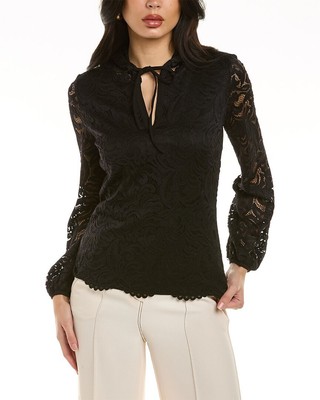 

Женская кружевная толстовка Donna Karan, Blkblack