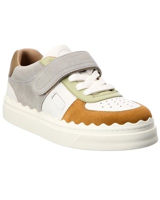 

Женские кроссовки Chloé Lauren из кожи и замши, Белый, NA