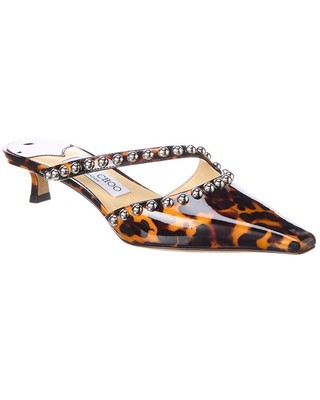 

Женские патентованные туфли Jimmy Choo Ros 35, Коричневый, NA