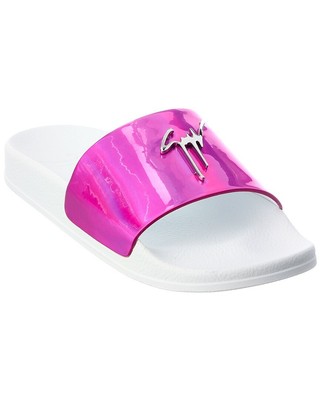 

Giuseppe Zanotti Newlaburela резиновые шлепанцы женские розовые, Розовый, NA