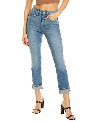 

Женские джинсы Madewell High-Rise Slim Neal Wash Boy синие, Синий, NA